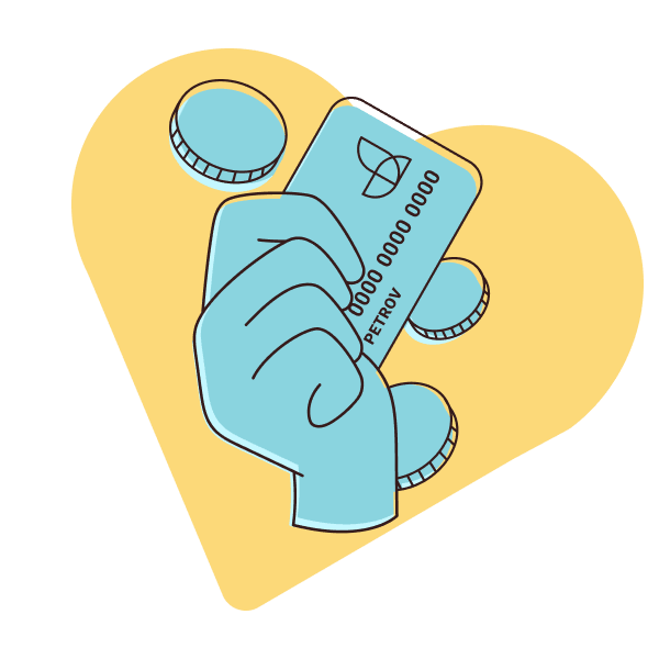 Вывести на банковскую карту (свыше 500 рублей)